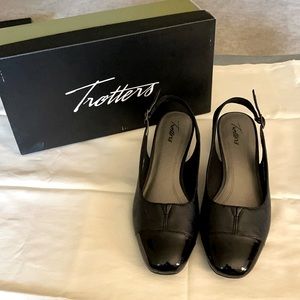 Trotters 91/2M black shoe